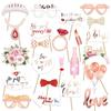 Accesorios para fotos de novia bronceada para despedida de soltera, accesorios para fotos de boda para dama de honor y novia