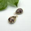 Colgante de amatista facetada con forma de gota de agua y bordes, piedra semipreciosa natural de venta caliente transfronteriza, accesorios para joyería DIY, hecho a mano