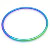 Aço inoxidável 3mm diâmetro do fio fio redondo 55mm diâmetro interno anel liso sem boca de solda sobreposição pequena circunferência da mão pulseira de menina