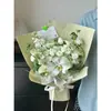 Papel para Envolver Ramos de Flores de Papel con Patrón de Piedra Hecho a Mano Materiales Papel con Textura Plegada Tinta China Papel para Envolver Flores Frescas Regalos Florales Papel Repujado