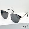 Gafas de Sol Elegantes Semi-Rimless para Hombre en Stock Transfronterizo, Gafas de Sol de Moda con Protección UV, Gafas de Sol Artísticas Únicas al por Mayor E