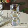Vaso de Vidro Europeu de Luxo Leve Porcelana Preta Porcelana Branca Fabricante Atacado Dropshipping Hidropônico Cultivo em Água Arranjo de Flores Secas Decoração