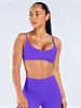 Yu An Nailon Mate Cuello Redondo Hombro Recto Correa de Hombro Sujetador de Fitness Sin Costuras Yoga Deporte 0322 Ropa Deportiva