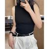 "Estilo Privado" Verano Nuevo Estilo Coreano Chaleco de Canalé Perezoso Forma de I Ajustado Adelgazante Elástico Sin Mangas para Mujer