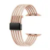 Adecuado para Apple Watch Applewatchs9 Correa de Lazo Magnético de Nailon Iwatchs8/7/6 Transpirable Seda de Pescar
