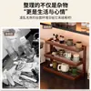 Estante de Almacenamiento Simple y Moderno para Tazas de Té, Estante de Almacenamiento de Cocina de Múltiples Niveles, Estante para Mesa de Té de Sala de Estar, Fácil de Instalar, Mueble Multifuncional para el Hogar