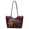 Bolsa Casual Simple de Gran Capacidad para el Trabajo al por Mayor para Mujer Nueva Moda Bolso Tote de Trabajo Versátil para el Hombro