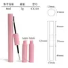 Famoso frasco personalizado de 8ml/ABS rosa com duas seções para líquido de crescimento de cílios, frasco vazio, tubo de rímel
