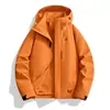 Chaqueta deportiva de exterior tres en uno desmontable, cortavientos e impermeable, personalizada con logotipo de empresa, para hombre
