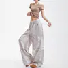 Pantalones Casuales de Cintura Elástica Estampado de Leopardo Estilo Retro Americano para Hombre y Mujer Otoño Nuevo Estilo Sueltos Versátiles Caída Pantalones de Pierna Ancha