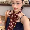 Bufanda Larga de Seda Floral de Gama Alta Vintage para Mujer Estilo Nuevo 2026 Bufanda Delgada Pequeña Atmosférica Cinta para Cuello Bufanda de Cinta