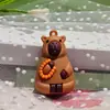 Direto da Fábrica Novo Chaveiro Acessórios Boneca Capivara Bonito Estudante Criativo Pingente de Bolsa