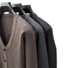 Chalecos para hombres de mediana edad y ancianos para otoño e invierno 2026, estilo nuevo, forrados de polar, chalecos de manga larga para papás, chalecos interiores cálidos para hombres