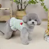 Ropa para Mascotas Perros Primavera y Verano Chaleco de Tirantes Finos Vestido de Princesa Gato Teddy Schnauzer 25 Vestido de Tirantes de Fresa