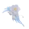 2025 Nuevo Estilo Antiguo Super Hada Diseño Original Hecho a Mano Alas Degradadas Tocado Dinastía Han Clip de Flor Caliente Accesorios para el Cabello