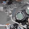 Coche muscular Wolf adecuado para Qianjiang Yi 500 parabrisas delantero cortavientos modificación de motocicleta altura ajustable