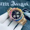 Relógio Masculino Daytona Série Arco-Íris Seis Ponteiros Automático Mecânico Popular Transfronteiriço Relógio Danaleno