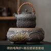 Venta al por mayor Utensilios para hervir té Estufa para hervir té Tetera de estilo japonés con asa lateral Elaboración de té Vintage Rústico Automático Pequeño Juego de estufa eléctrica de cerámica