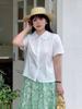 Inno Talla Grande Camisa de Chifón para Mujer Verano Nuevo Slim Dulce Versátil Top 250403