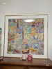 Bufanda estilo magnético DIY marco de fotos reversible colgante de pared instalación de lujo ligero montaje de marco sin daños