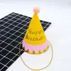 Fábrica de Sombreros de Cartón Dorado para Pastel de Cumpleaños Corona Sombrero Fiesta de Cumpleaños para Niños Adultos Paquete de 100