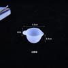 Palo Mezclador de Silicona Epoxy de Cristal DIY 100ml 250ml Taza Medidora Graduada sin Lavar Ranura para Dispensar Taza Mezcladora