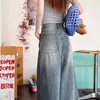 Jeans de pierna ancha cropped para mujer, estilo fino de verano, nueva colección 2026, tiro alto, corte relajado, estilo casual, adecuados para figuras petite, pantalones de pierna recta