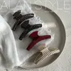 Un Nuevo Pinza para el Cabello de Acetato de Lan con un Toque de Alta Gama, Exquisita y Versátil Pinza de Pelo de Lunares, Accesorio para el Cabello para la Parte Posterior de la Cabeza, Pinza de Tiburón