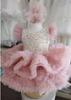 Suministro Transfronterizo Vestido de Primer Año para Bebé Niña Vestido de Princesa de Cumpleaños Vestido de Pastel de Tul Abullonado para Niña que Toca el Piano