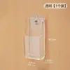 Caja de Almacenamiento Transparente para Control Remoto Almacenamiento sin Perforaciones Estante de Colocación para Teléfono Móvil Montado en Pared Caja Montada en Pared Acrílico Montado en Pared Sin Agujeros
