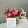 Flor simulada duas cores camomila margaridinha pequena fresca crisântemo persa crisântemo holandês flor de amoreira flores decorativas de sucesso transfronteiriço