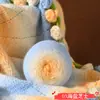 Ovillo grande de 200 g de hilo de algodón lechero teñido en degradado para alfombras de flores, mantas y ramos de rosas hechos a mano para DIY