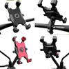 Soporte para teléfono móvil de bicicleta rotación 360 grados bloqueo de una tecla soporte para teléfono móvil soporte de ajuste para coche eléctrico motocicleta