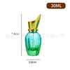 En Stock Frasco de Perfume de Vidrio de Laboratorio de 30 ml, Frasco Recargable, Frasco con Atomizador Graduado Transparente, Frasco de Presión con Rosca de 15 mm