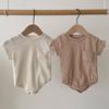 Ins Verano Ropa de Bebé Recién Nacido Delgada Manga Corta Ropa de Liebre Traje Bolsa Ropa Gruesa Ropa para Trepar para Niños y Niñas Camiseta de Bebé Shorts