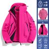 Conjunto Funcional de Dos Piezas Desmontable para Hombre y Mujer, Impermeable y a Prueba de Viento para Exteriores, con Forro de Polar