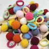 Corda de Cabelo com Bolinha Colorida para Menina Elástico Super Fofo para Bebê Anéis de Cabelo Fofos para Menina de Jardim de Infância Cabelo de Alta Elasticidade