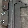 Acessórios para Gancho de Porta Traseira de Caminhão Basculante, Gancho em Forma de Sete, Gancho Articulado para Porta Elevatória, Gancho para Porta Traseira de Caminhão, Metabo
