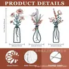 Popular Transfronteiriça Arte de Parede de Flores de Metal de 3 Peças Decoração Rústica de Fazenda Decoração de Parede de Flores Normcore