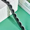 En stock, banda para el cabello de dos colores, accesorios para el cabello, accesorios de encaje, ropa de muñeca de encaje, encaje de algodón decorativo de 2 CM