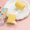 Molde de silicona para velas de aromaterapia con forma de medio maíz, ideal para decorar tartas, fondant y jabón hecho a mano.