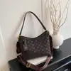 Bolsas Florales Vintage Transfronterizas, Bolsos de Hombro de Lujo de Gama Alta de Nicho para Mujer, Versátiles para el Uso Diario, Bolsos Cruzados de Gran Capacidad, Modernos