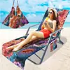 Fornecimento Exclusivo Transfronteiriço de Capas para Cadeiras de Praia de Microfibra, Série Coral com Impressão Digital 3D, A partir de Uma Peça