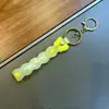 Chaveiro Criativo de Cordão de Couro Colorido Chaveiro com Pingente de Alça de Pulso em Lanyard de PVC Estilo Versátil Pingente Venda Direta Atacado