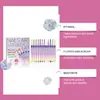 Pluma de Graffiti para Uñas DIY Punta Fina Color Duradero Diario Principiante Casero Fácil de Operar Fácil de Colorear