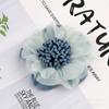 Broche de gasa con diseño de flores, hecho a mano, para el cabello, sombrero, ropa y accesorios, directo de fábrica