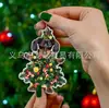 Decoraciones Decoración de Navidad Accesorios Entusiastas Boston Mascota Perro Colgante Acrílico Regalo Árbol de Navidad Perro