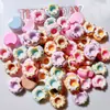 Accesorios de Resina al por Mayor Material DIY Hebilla de Zapato con Agujero Sombrero Pegamento Cremoso Parche para Mascotas Mini Rosquilla Ranura
