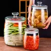 Picles de Sichuan Frasco de Vidro Grau Alimentício Espessado Vegetal em Conserva Garrafa Selada Doméstica Frasco de Picles de Boca Larga Grande Capacidade