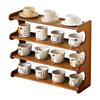 Rack de Armazenamento de Copos de Água Suporte de Copos de Mesa Armazenamento de Conjunto de Chá Caneca Bar de Água Café Casa Gabinete Lateral de Jantar Multicamadas